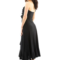 Black Scarlet Halter Dress
