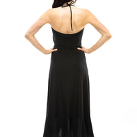 Black Scarlet Halter Dress