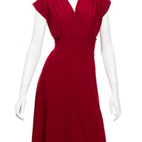 Red Veronica Lake Dress