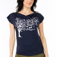 Navy Windy Willow Top