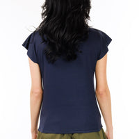 Navy Windy Willow Top