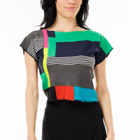 Patchwork Not-So-Cropped Top