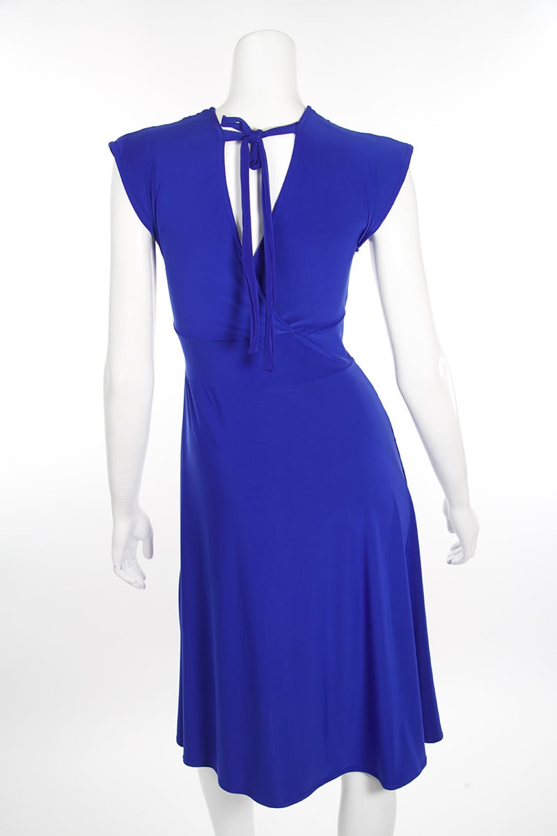Royal Blue Veronica Lake Knee-Length Dress XS (0 - 2) Royal Blue Veronica Lake Knee-Length Dress XS (0 - 2)