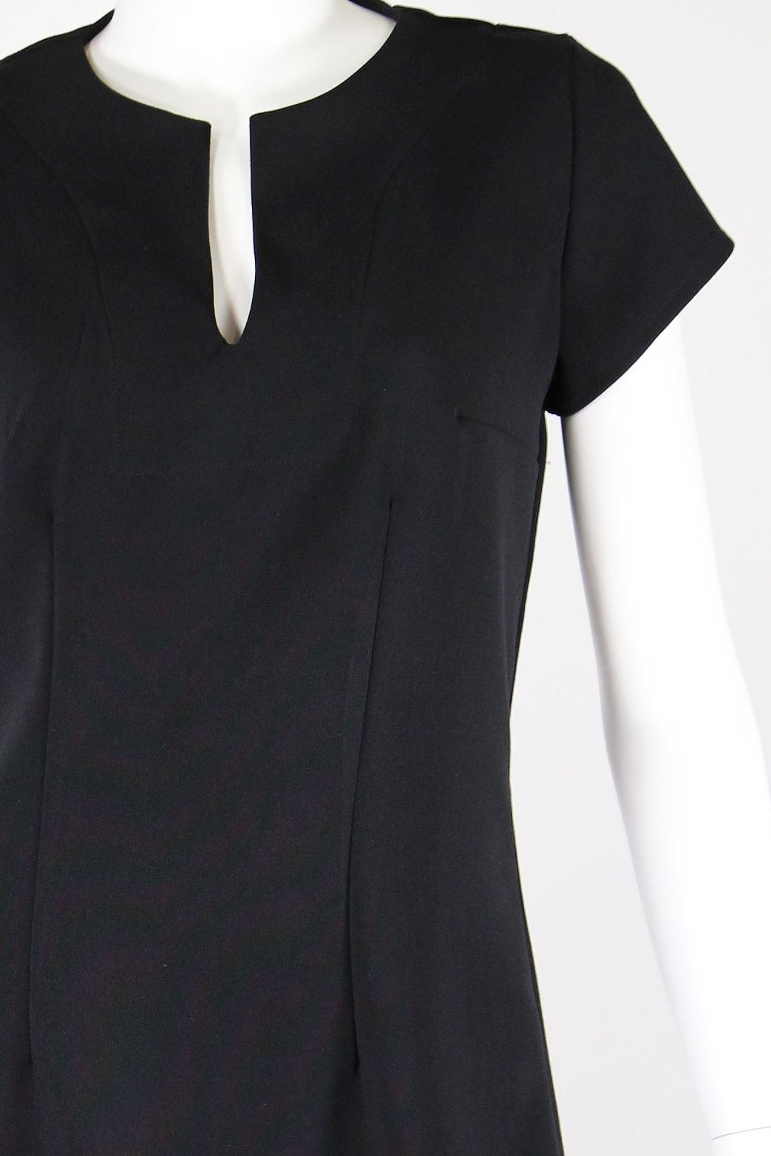 Black Tunic Dress with Darts XS (0 - 2) Black Tunic Dress with Darts XS (0 - 2)