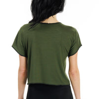Olive Kangaroo Not So Cropped Top