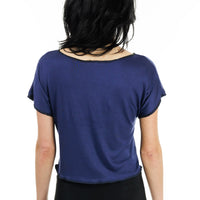 Navy Galloping Gazelle Not So Cropped Top