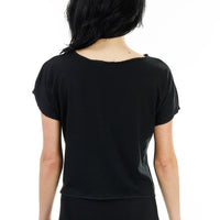 Black Raccoon Not So Cropped Top