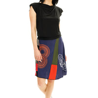 Silkscreen Patchwork Skirt