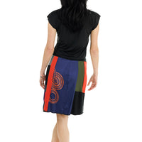 Silkscreen Patchwork Skirt