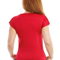 Red Ants Marching Cowl Top