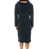 Classic Black Hoodie Dress