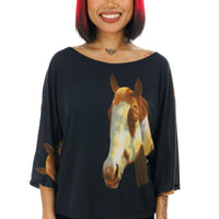Horse Dolman Top