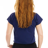 Navy Prairie Dog Not-So-Cropped Top