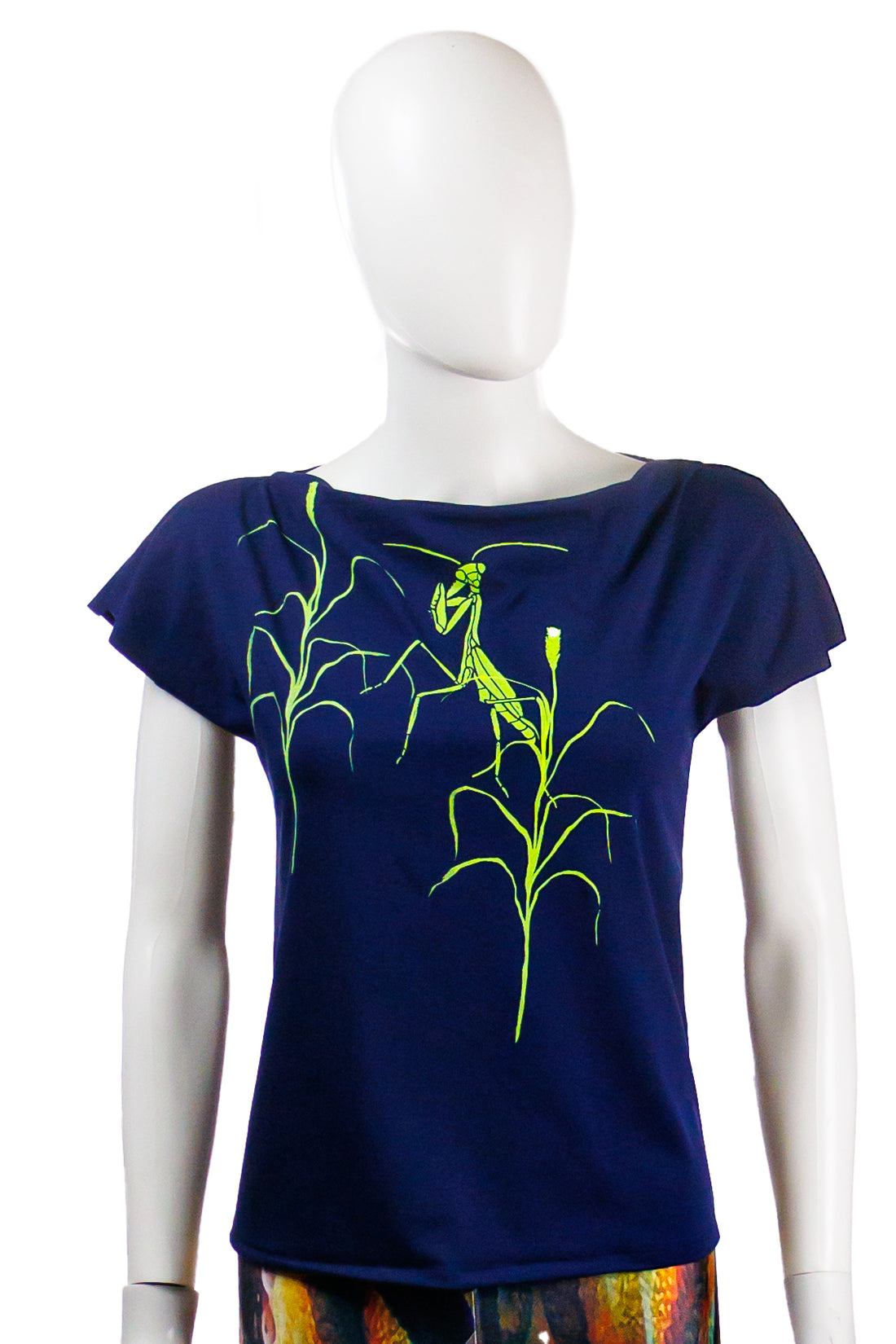 Navy Praying Mantis T-Shirt