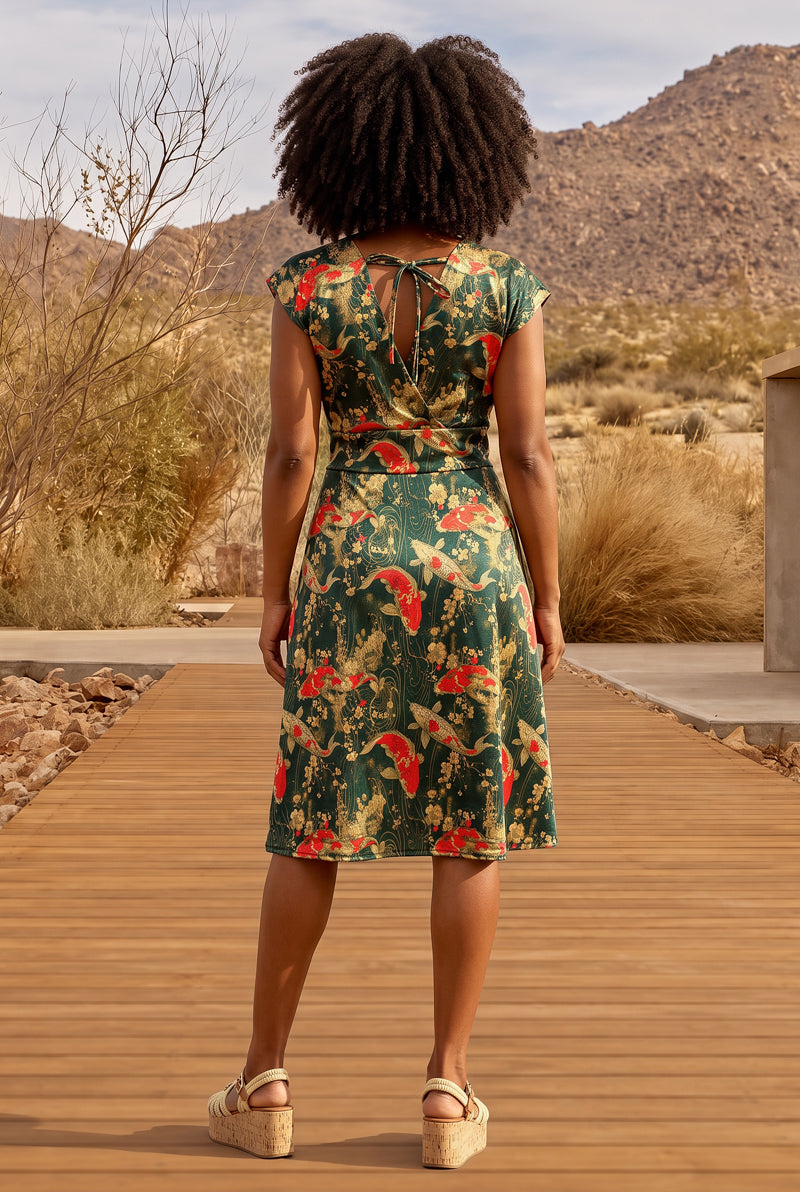 Keepin it Koi Veronica Lake Dress