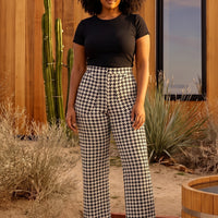 Houndstooth Pocket Pants