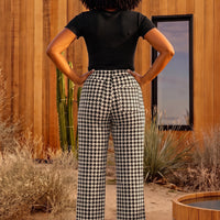 Houndstooth Pocket Pants