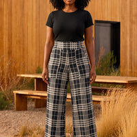 Black and Cream Lounge Pants