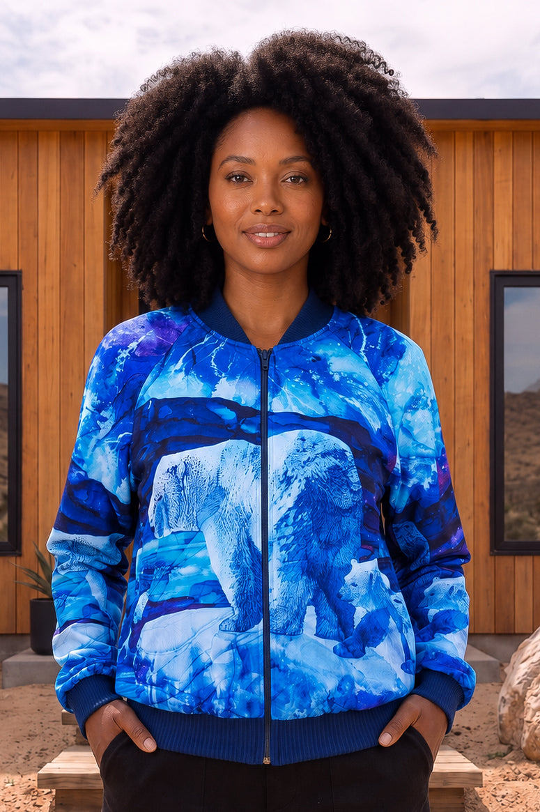 Polar Bear Bomber Jacket