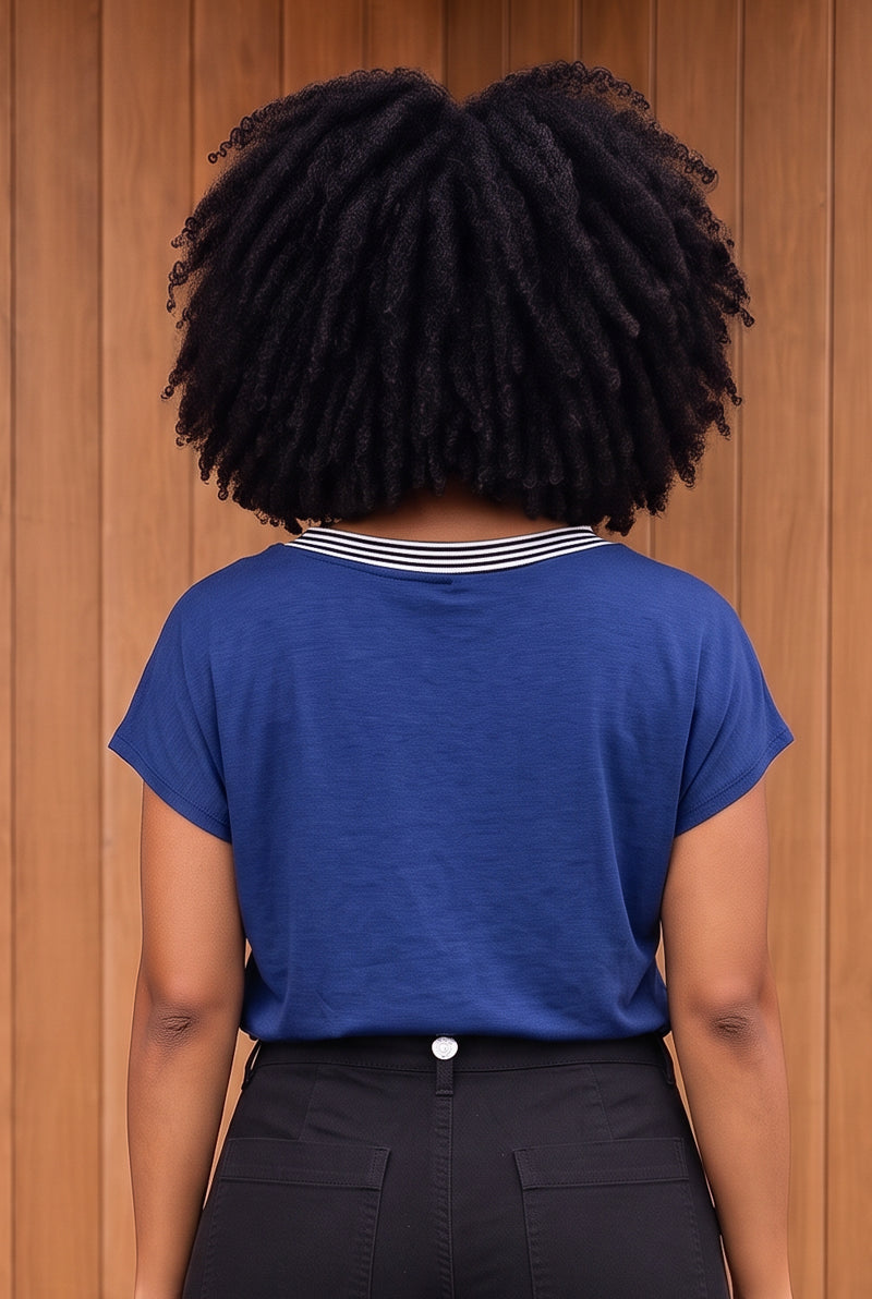 Owl T-shirt with Stripes