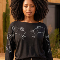 Bunny Dolman Top