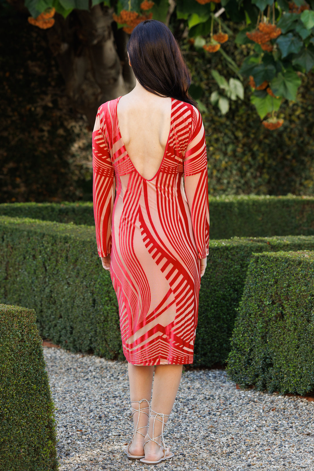 Speakeasy Red Velvet Dress