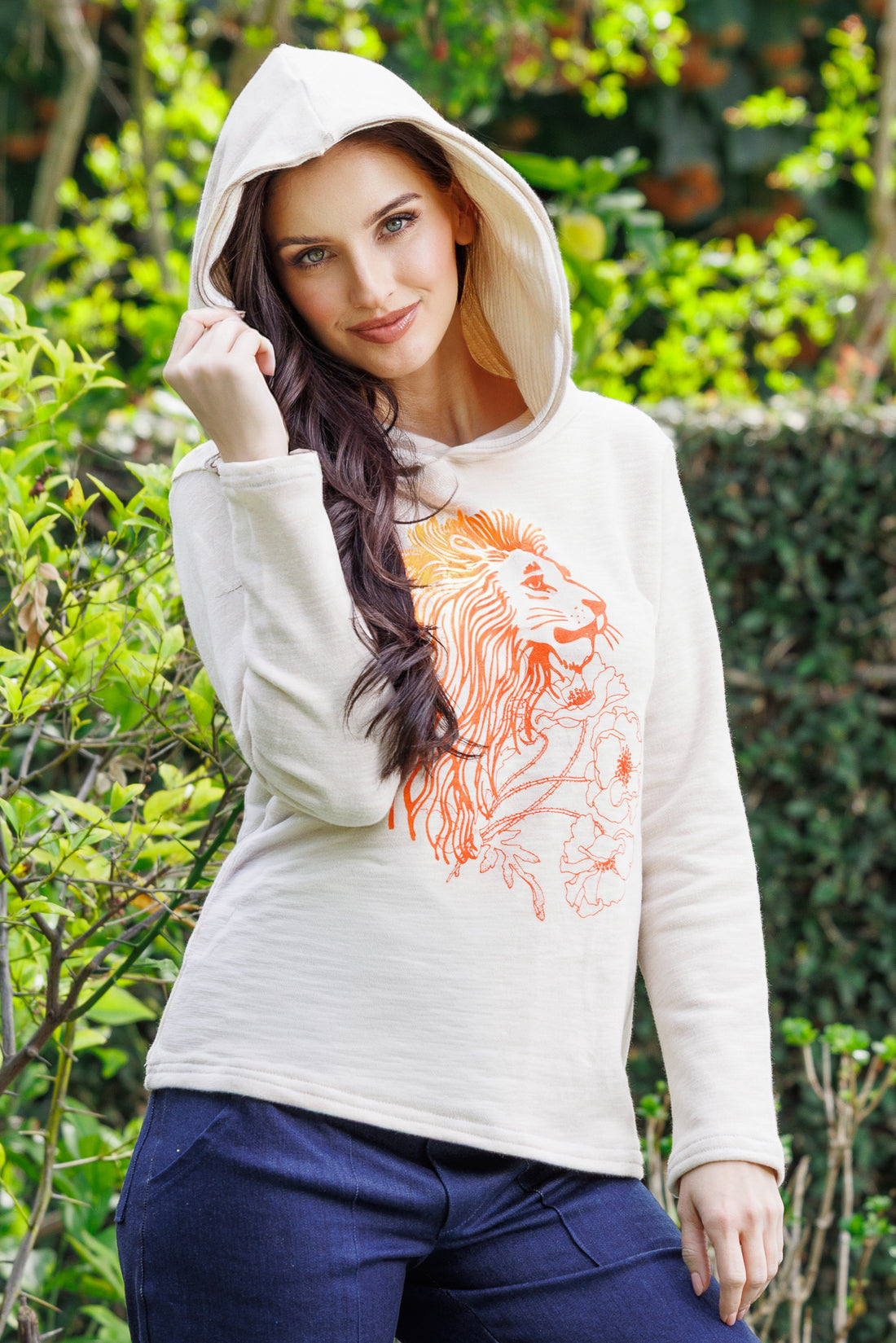 The Poppy and Lion Spirit Hoodie