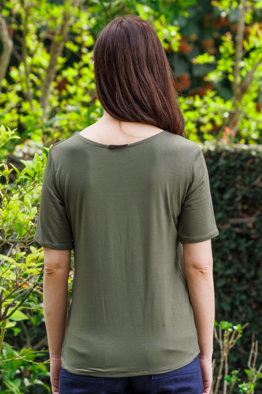 Mirror Image Olive Top