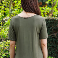 Mirror Image Olive Top