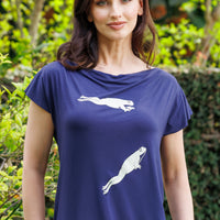 Benevolent Protestors Cowl Neck Top