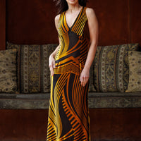 Gold and Black Velvet Vivian