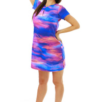 Sunset Clouds Tunic Dress