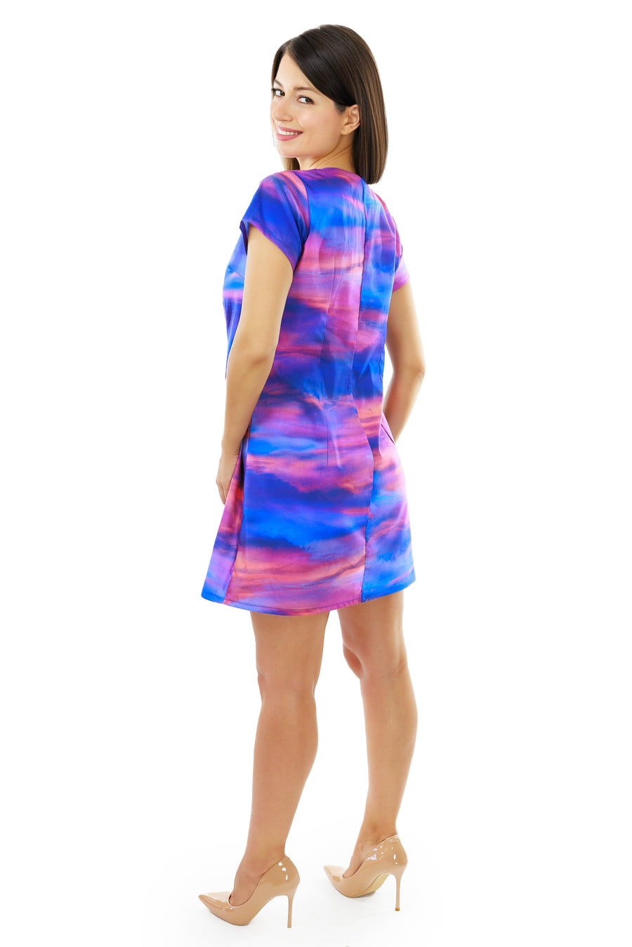 Sunset Clouds Tunic Dress