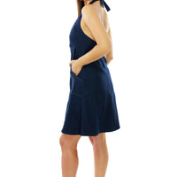 Denim Halter Dress