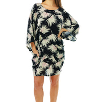 Falling Fronds Dolman Dress