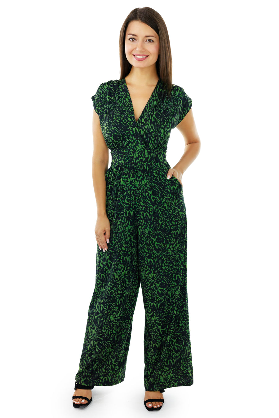 Midnight Moss Veronica Lake Jumpsuit