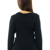 Black Diamond Stitch Sweater