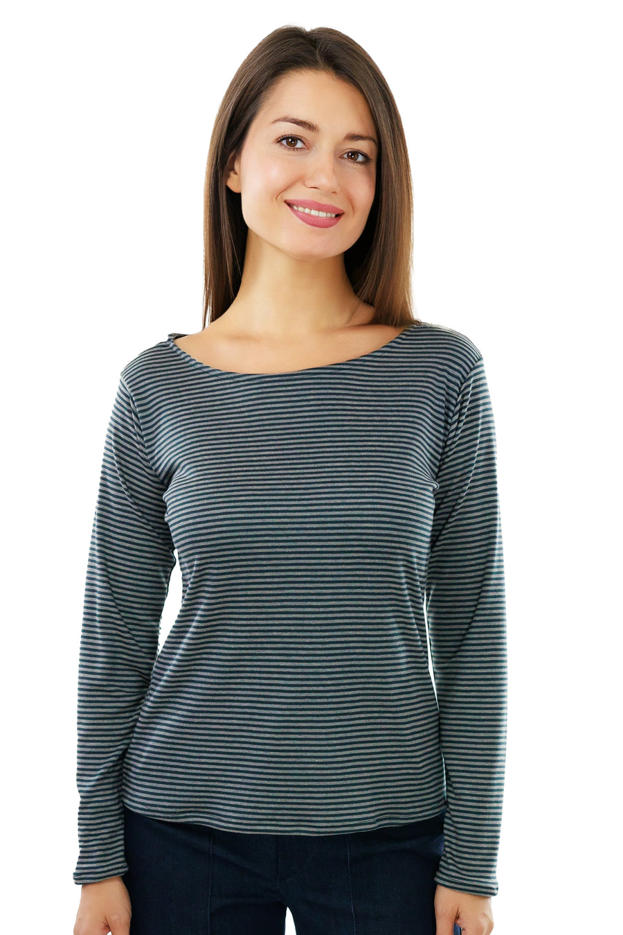 Long Sleeve Striped Top