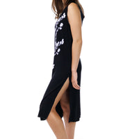 Elegant Black Thistle Tunic