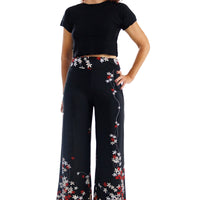 Bold Blossom High-waist Lounge Pants