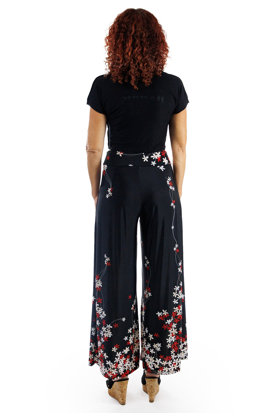 Bold Blossom High-waist Lounge Pants