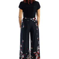 Bold Blossom High-waist Lounge Pants