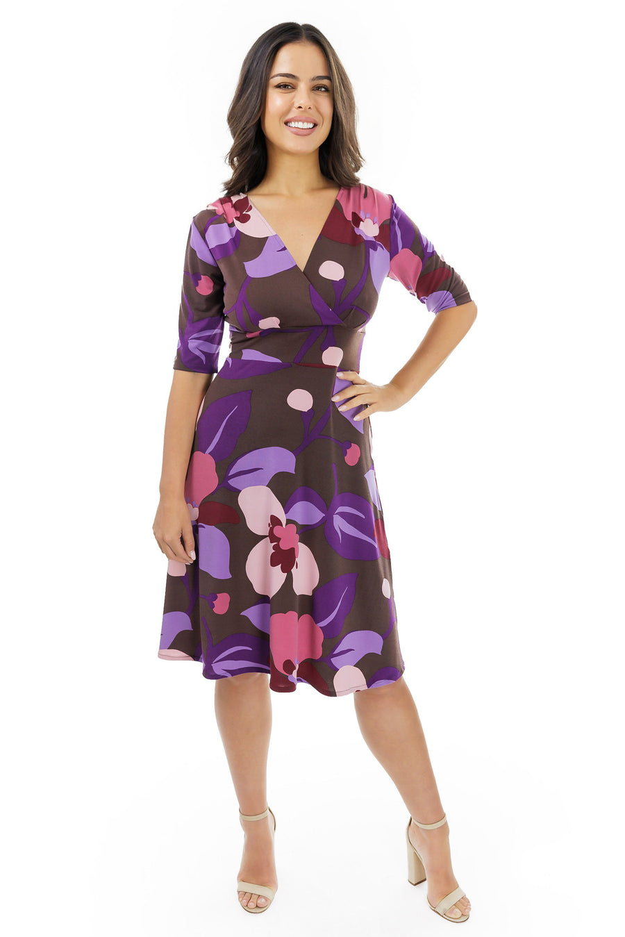 Plum Daisy Cleopatra Dress