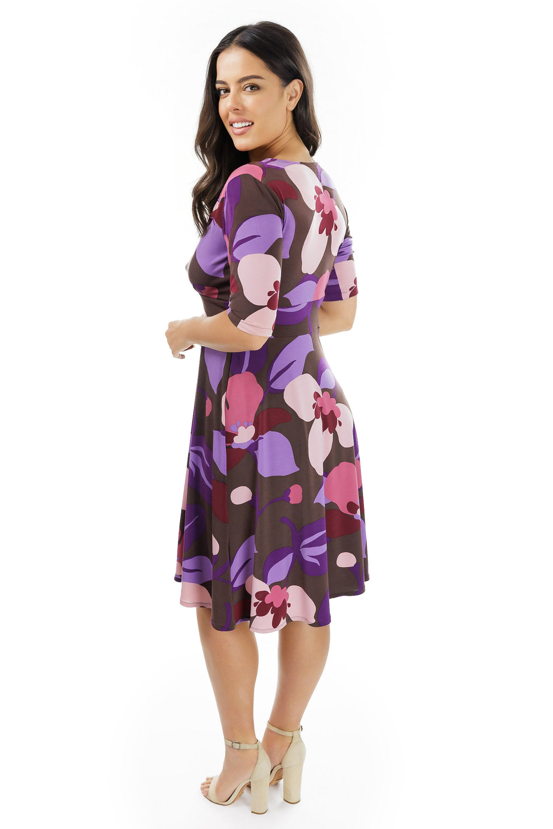 Plum Daisy Cleopatra Dress