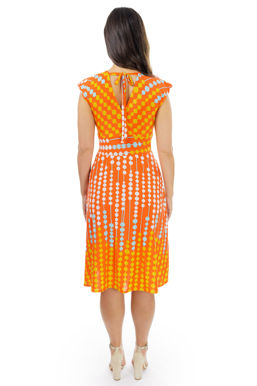 Orange Abacus Veronica Lake Dress