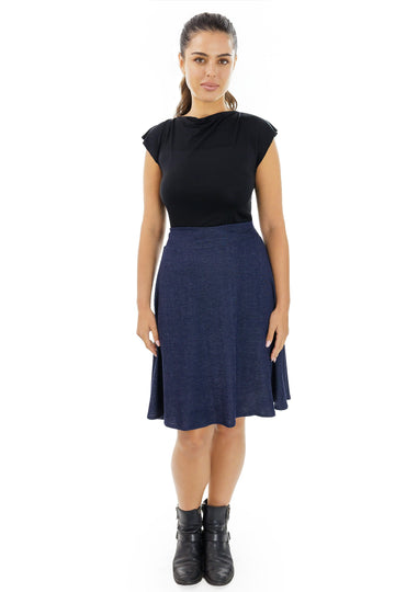 "Denim Jersey" Cleo Skirt