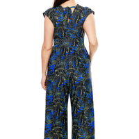 Tropical Midnight Veronica Lake Jumpsuit