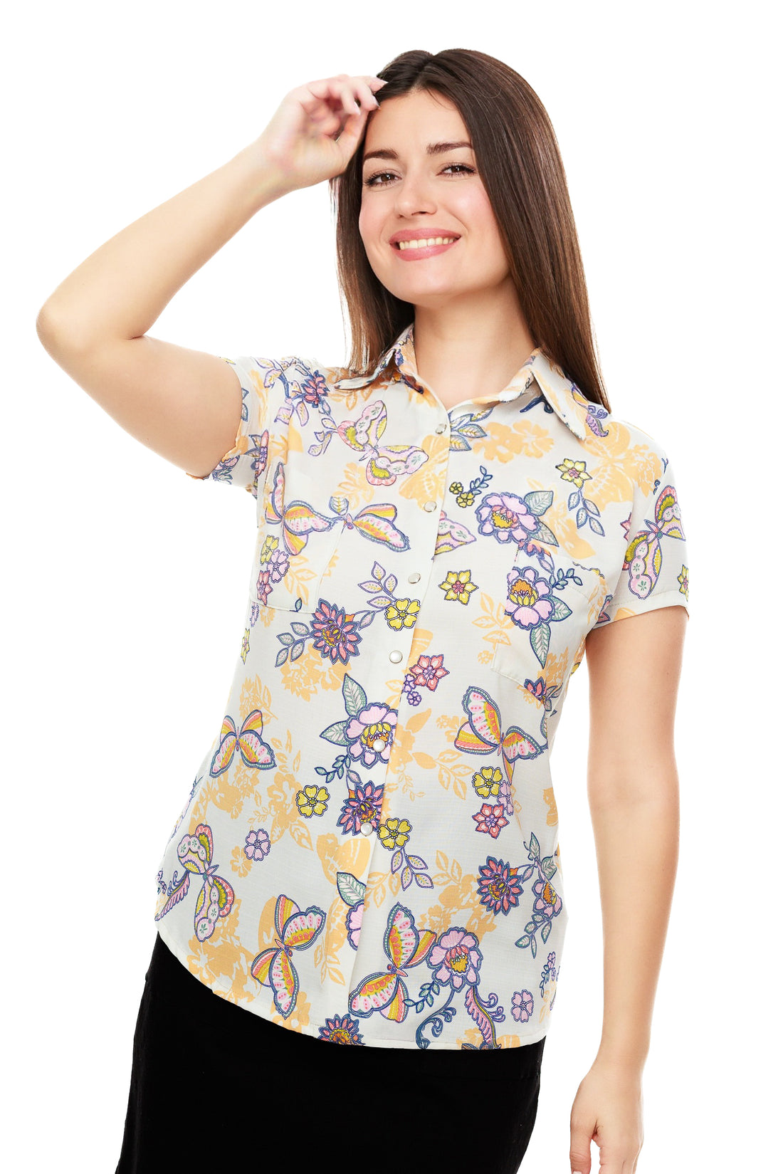 Flutterby Snap Top