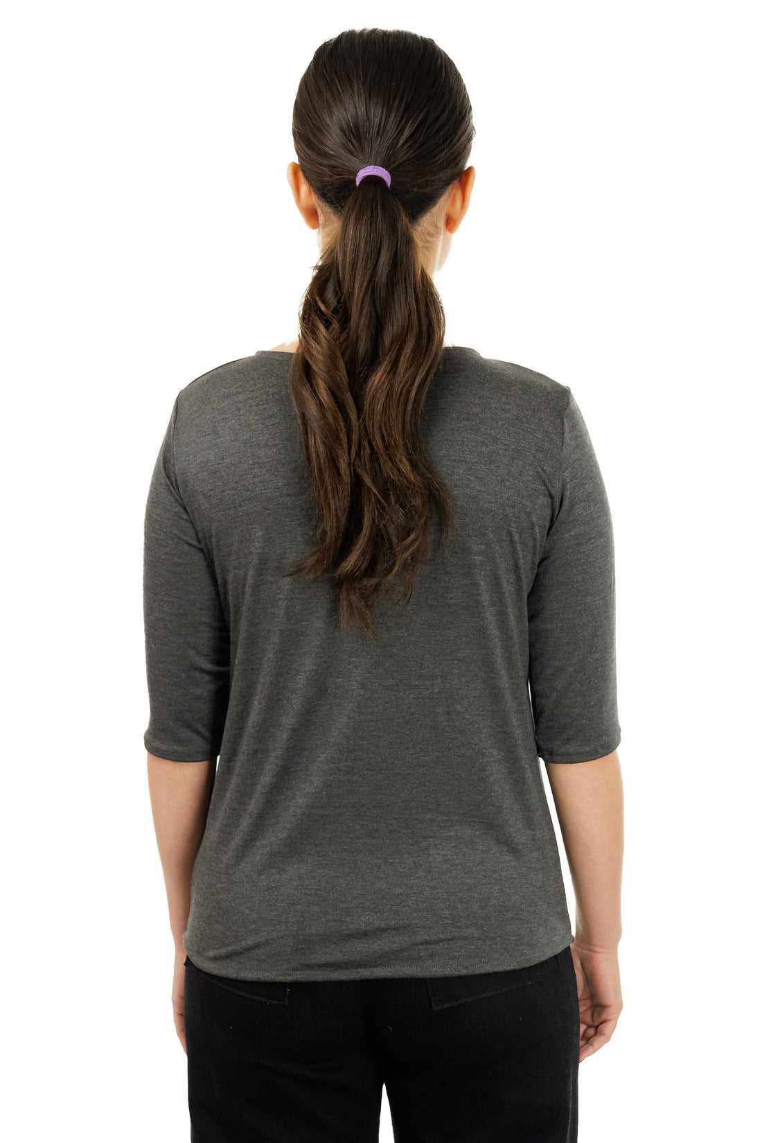 Gray Thistle 3/4 Sleeve Top
