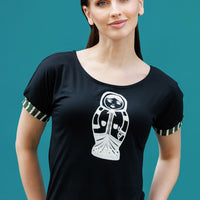 Matrushka Doll Top with Trim